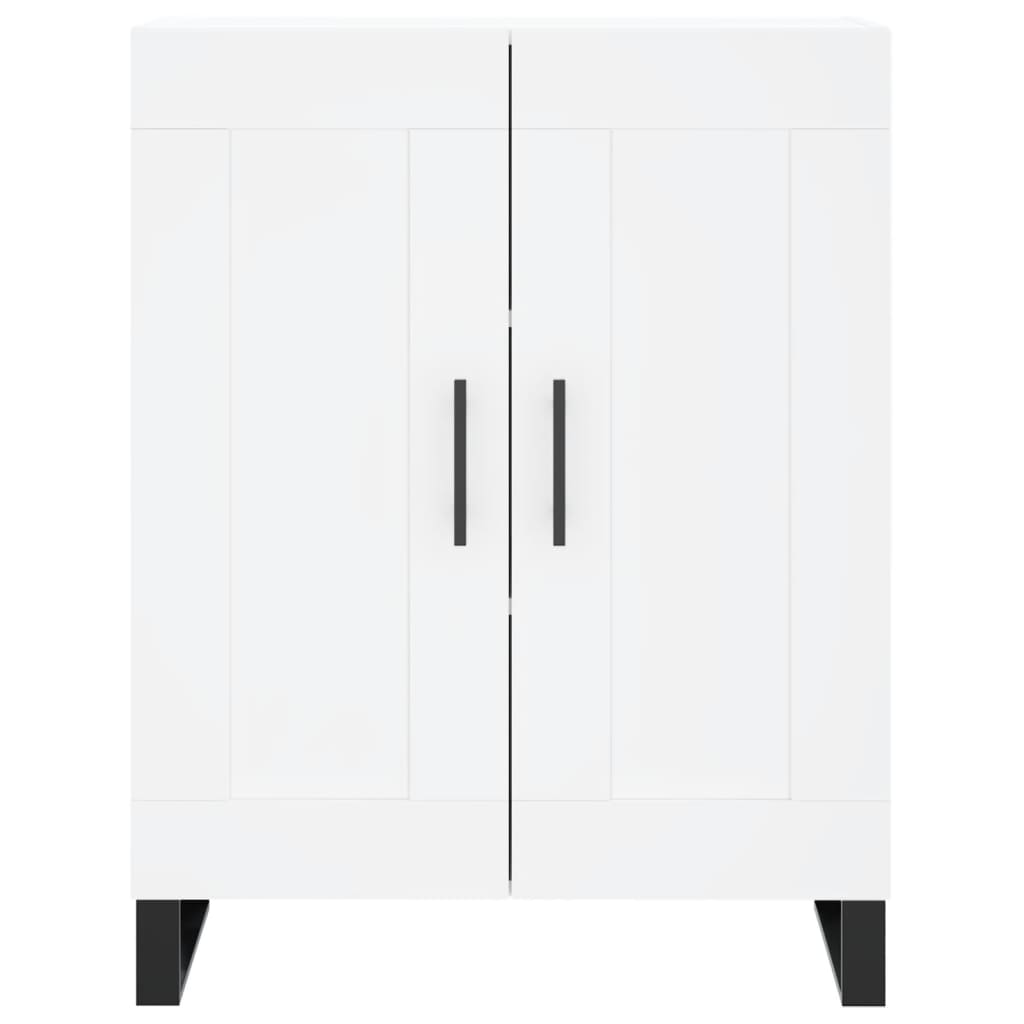 Highboard Weiß 69,5x34x180 cm Holzwerkstoff
