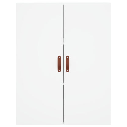 Highboard Weiß 69,5x34x180 cm Holzwerkstoff