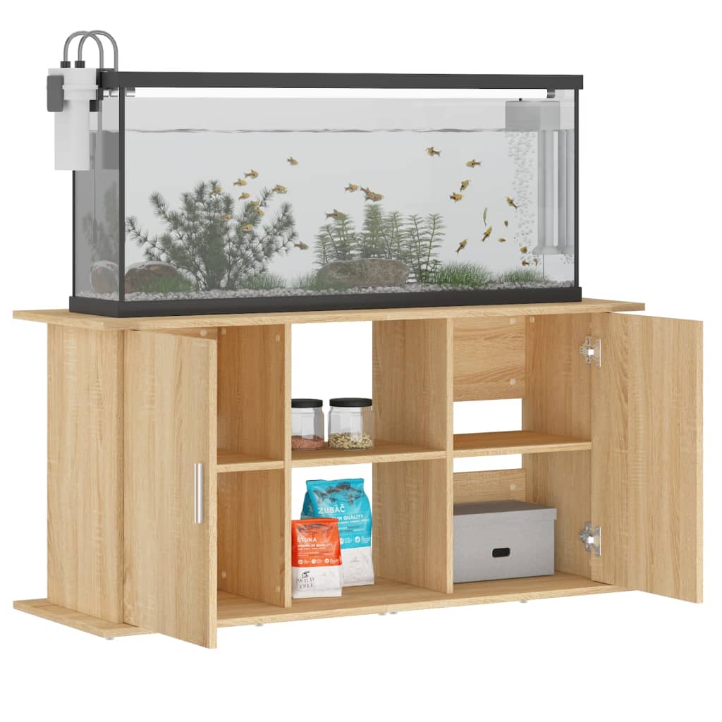 Aquariumständer Sonoma-Eiche 121 x 41 x 58 cm Holzwerkstoff