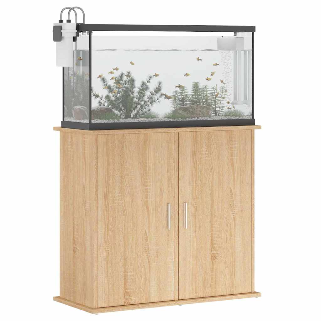 Aquariumständer Sonoma-Eiche 81 x 36 x 73 cm Holzwerkstoff