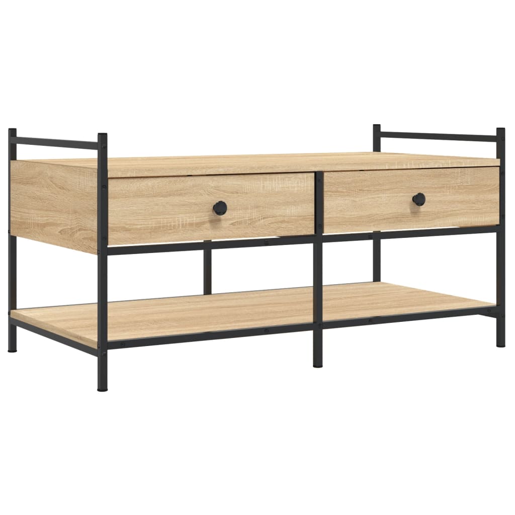 Coffee table Sonoma oak 99x50x50 cm wood material