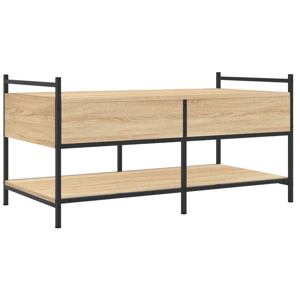 Coffee table Sonoma oak 99x50x50 cm wood material