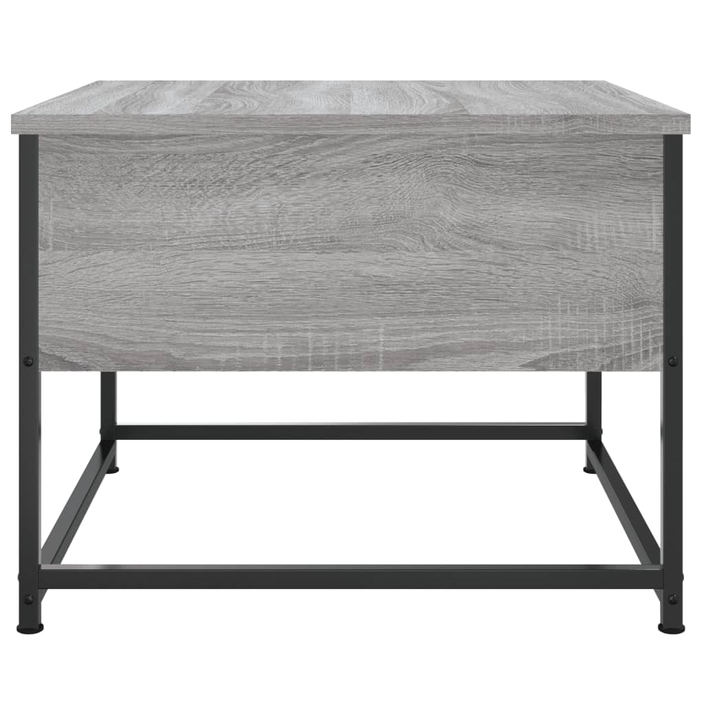 Table basse Sonoma grise 51x51x40 cm en bois
