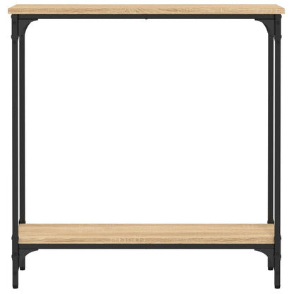 Konsolentisch Sonoma-Eiche 75 x 22,5 x 75 cm Holzwerkstoff