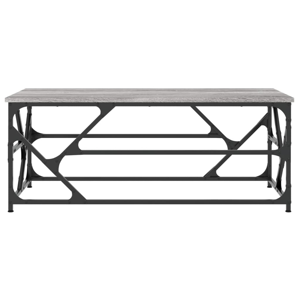 Table basse Sonoma grise 100x50x40 cm en bois