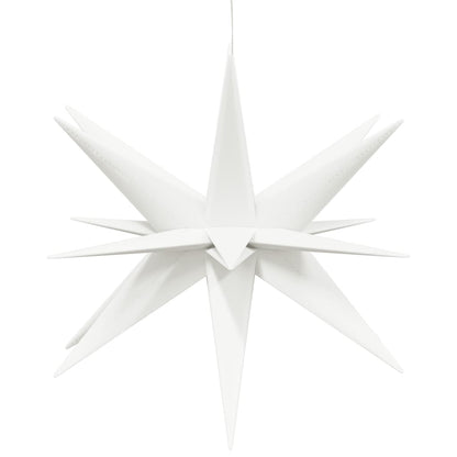 LED-Weihnachtsstern Faltbar Weiß 57 cm