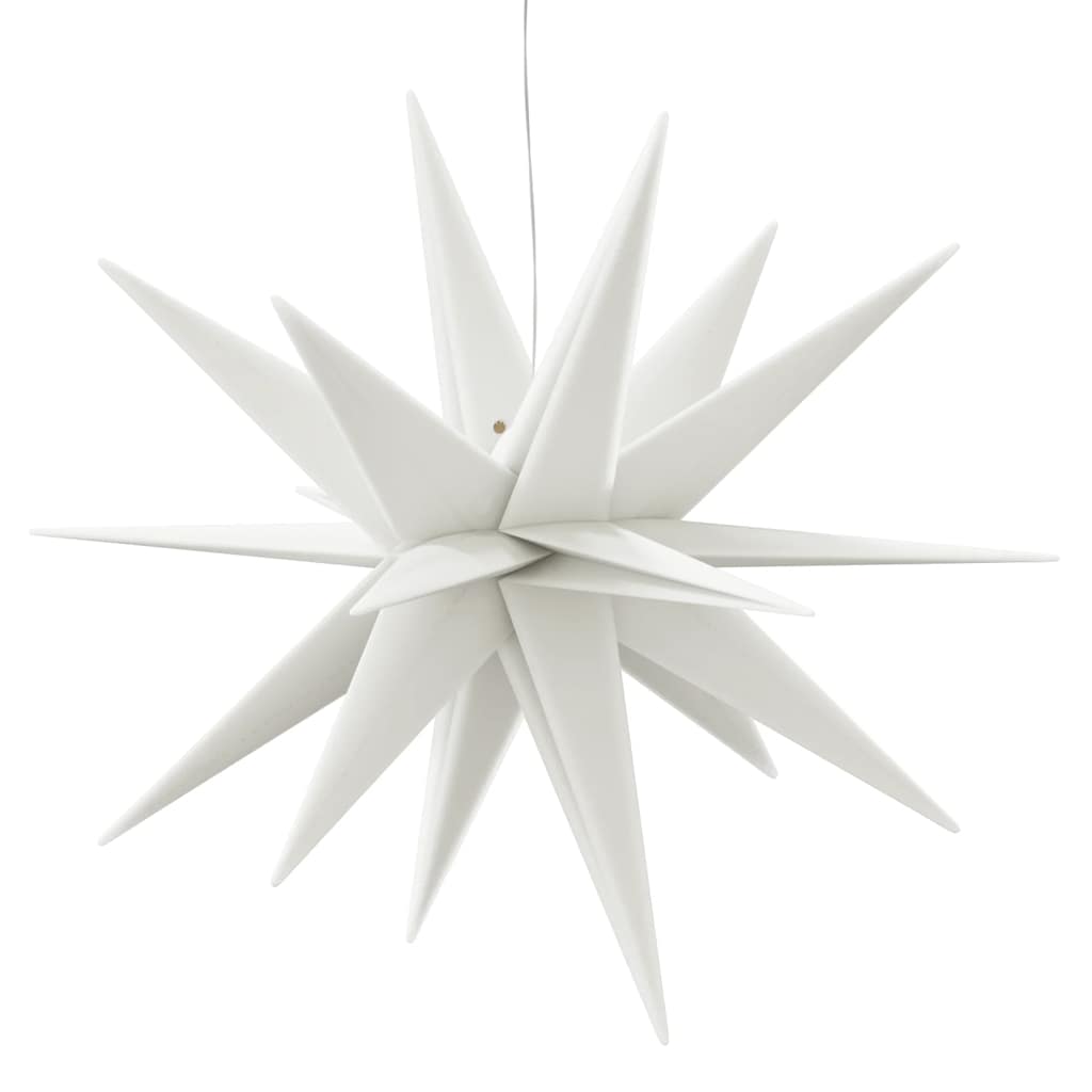 LED-Weihnachtsstern Faltbar Weiß 57 cm