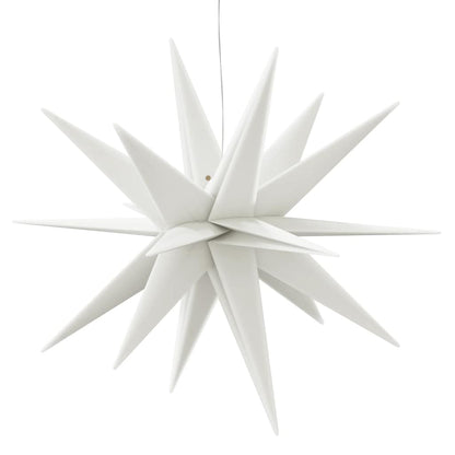 LED-Weihnachtsstern Faltbar Weiß 57 cm
