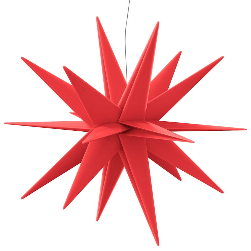 LED-Weihnachtsstern Faltbar Rot 100 cm