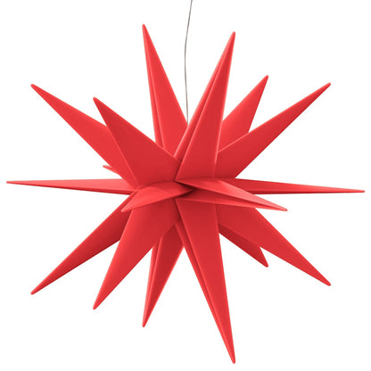 LED-Weihnachtsstern Faltbar Rot 100 cm