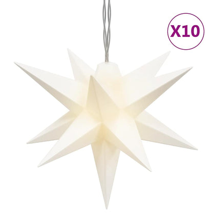 LED-Weihnachtsstern mit 10 LEDs Weiß 10 cm