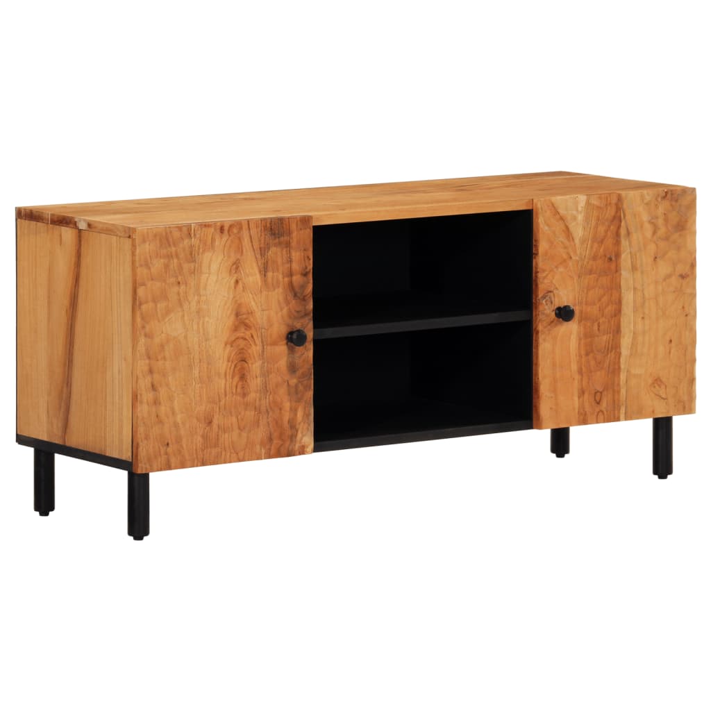 Meuble TV 105x33x46 cm en bois d'acacia massif