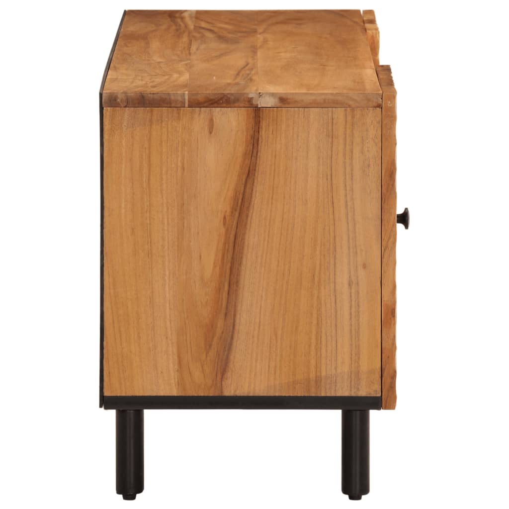 Meuble TV 105x33x46 cm en bois d'acacia massif