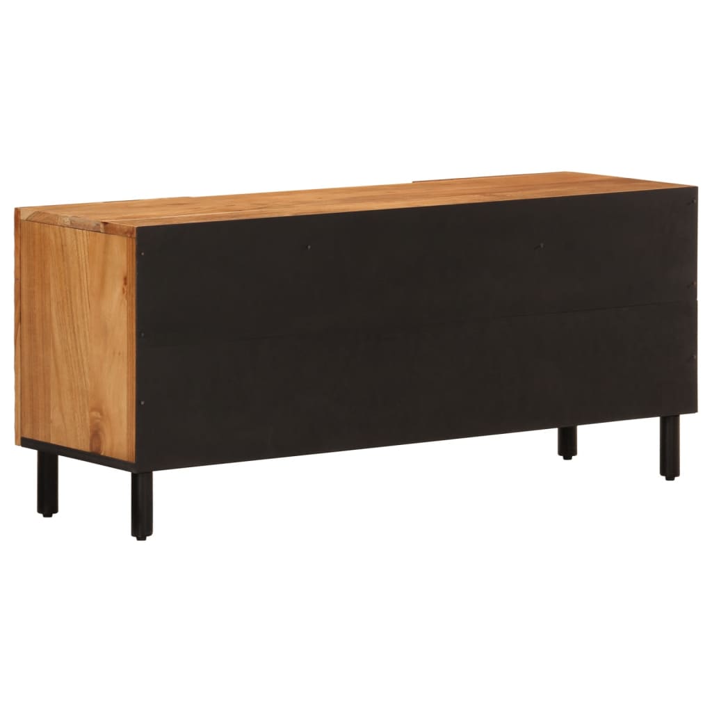 Meuble TV 105x33x46 cm en bois d'acacia massif