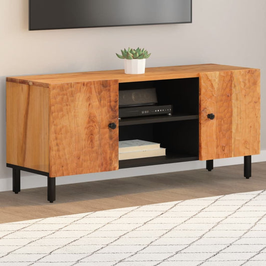 Meuble TV 105x33x46 cm en bois d'acacia massif