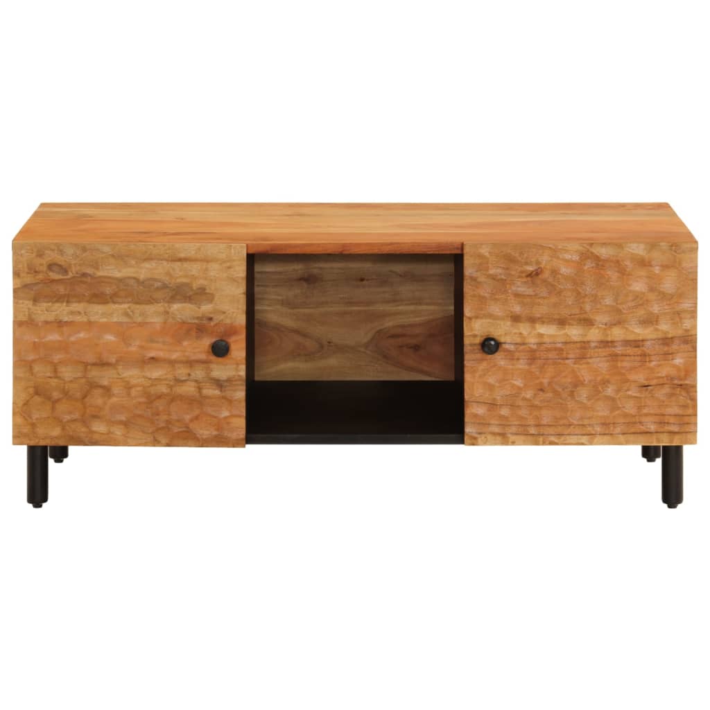 Table basse 100x54x40 cm en bois d'acacia massif