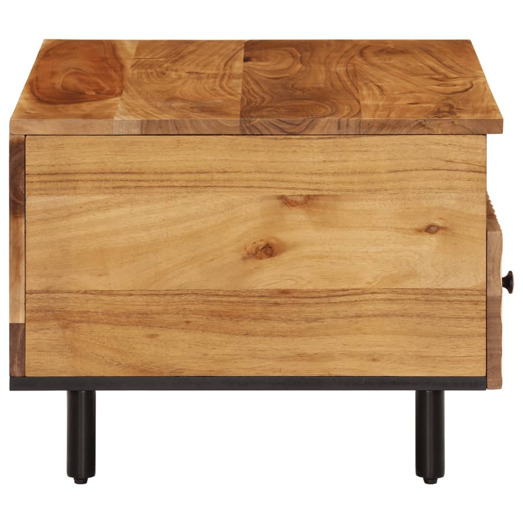 Table basse 80x54x40 cm en bois d'acacia massif