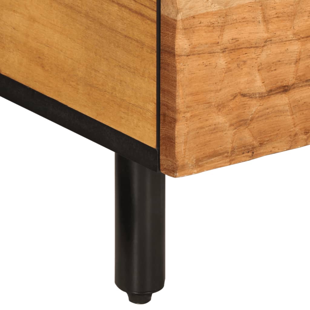 Table basse 80x54x40 cm en bois d'acacia massif