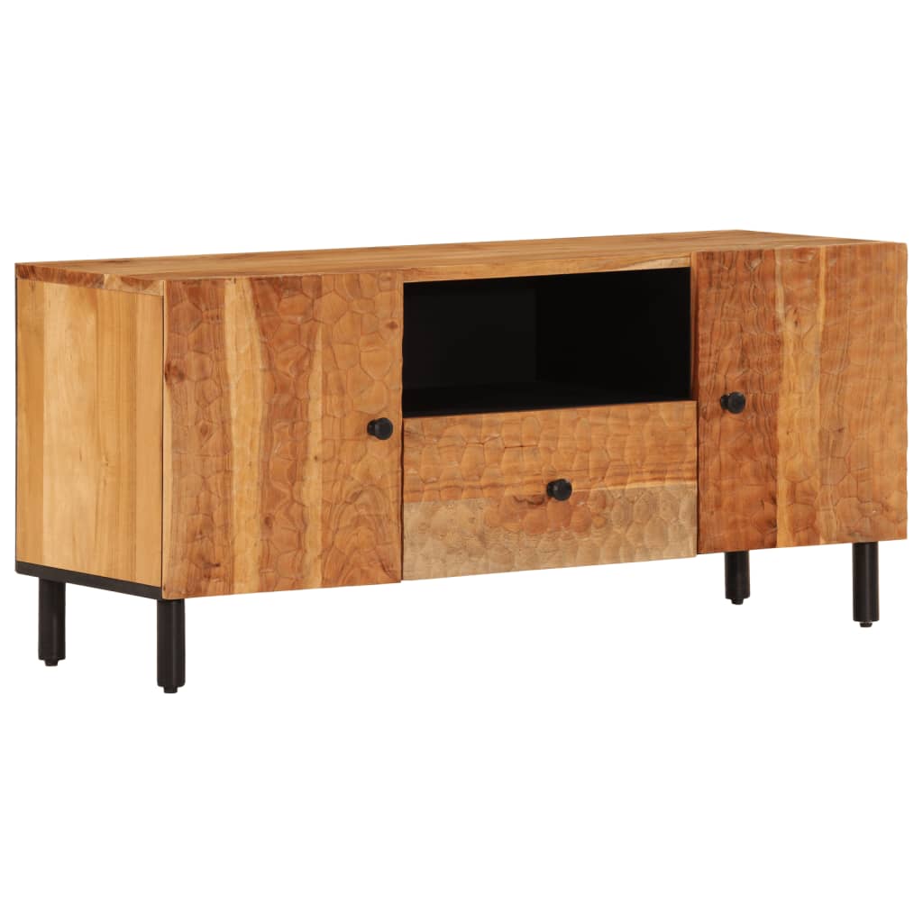 Meuble TV 105x33x46 cm en bois d'acacia massif