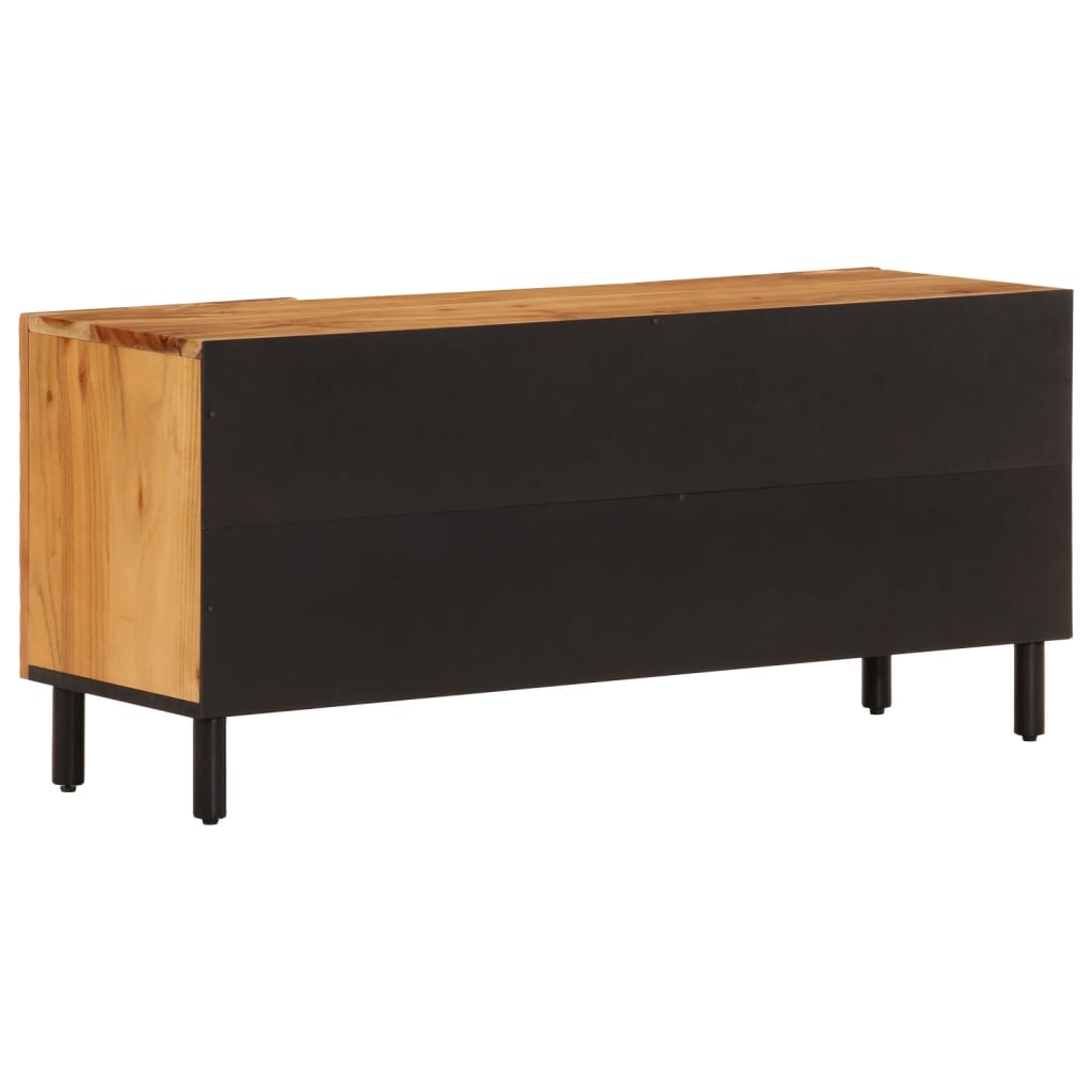 Meuble TV 105x33x46 cm en bois d'acacia massif