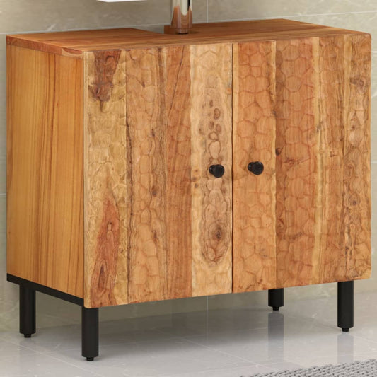 Waschbeckenunterschrank 62x33x58 cm Massivholz Akazie