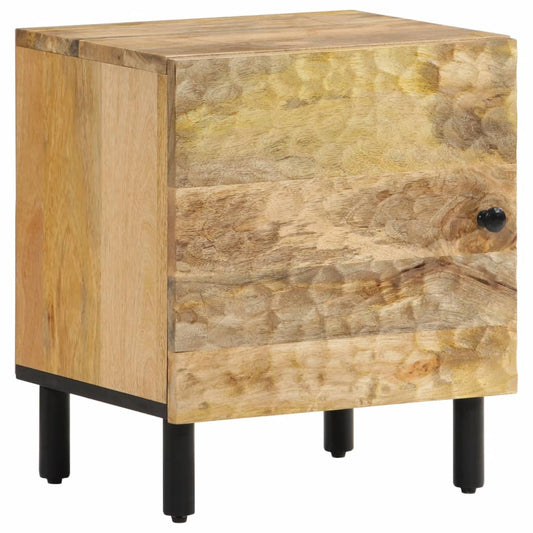 Table de chevet 40x33x46 cm en bois de manguier massif