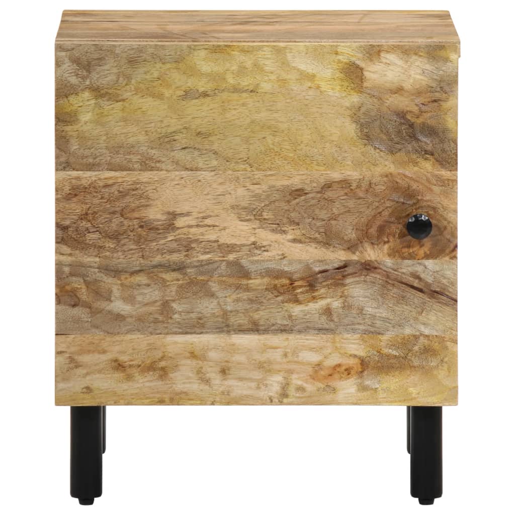 Table de chevet 40x33x46 cm en bois de manguier massif