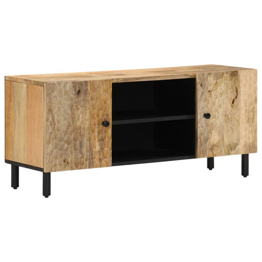 Meuble TV 105x33x46 cm en bois de manguier massif