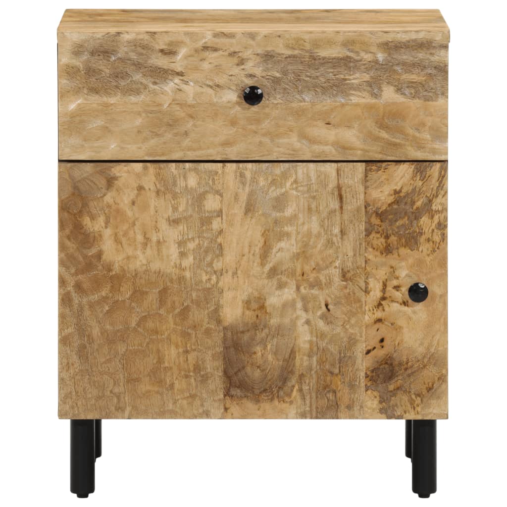 Table de chevet 50x33x60 cm en bois de manguier massif