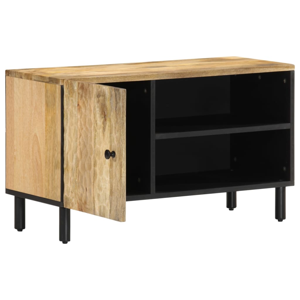 TV-Schrank 80x31x46 cm Massivholz Mango