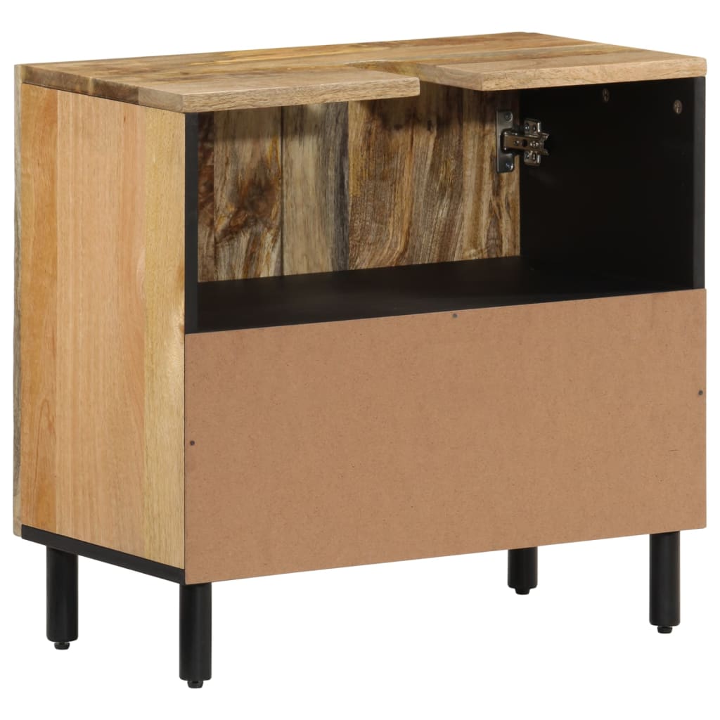 Waschbeckenunterschrank 62x33x58 cm Massivholz Mango