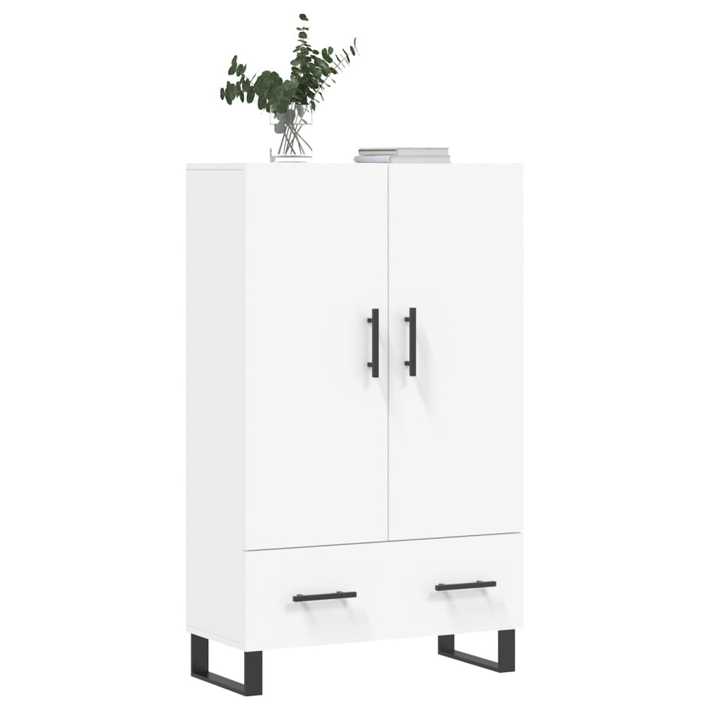 Highboard Weiß 69,5x31x115 cm Holzwerkstoff