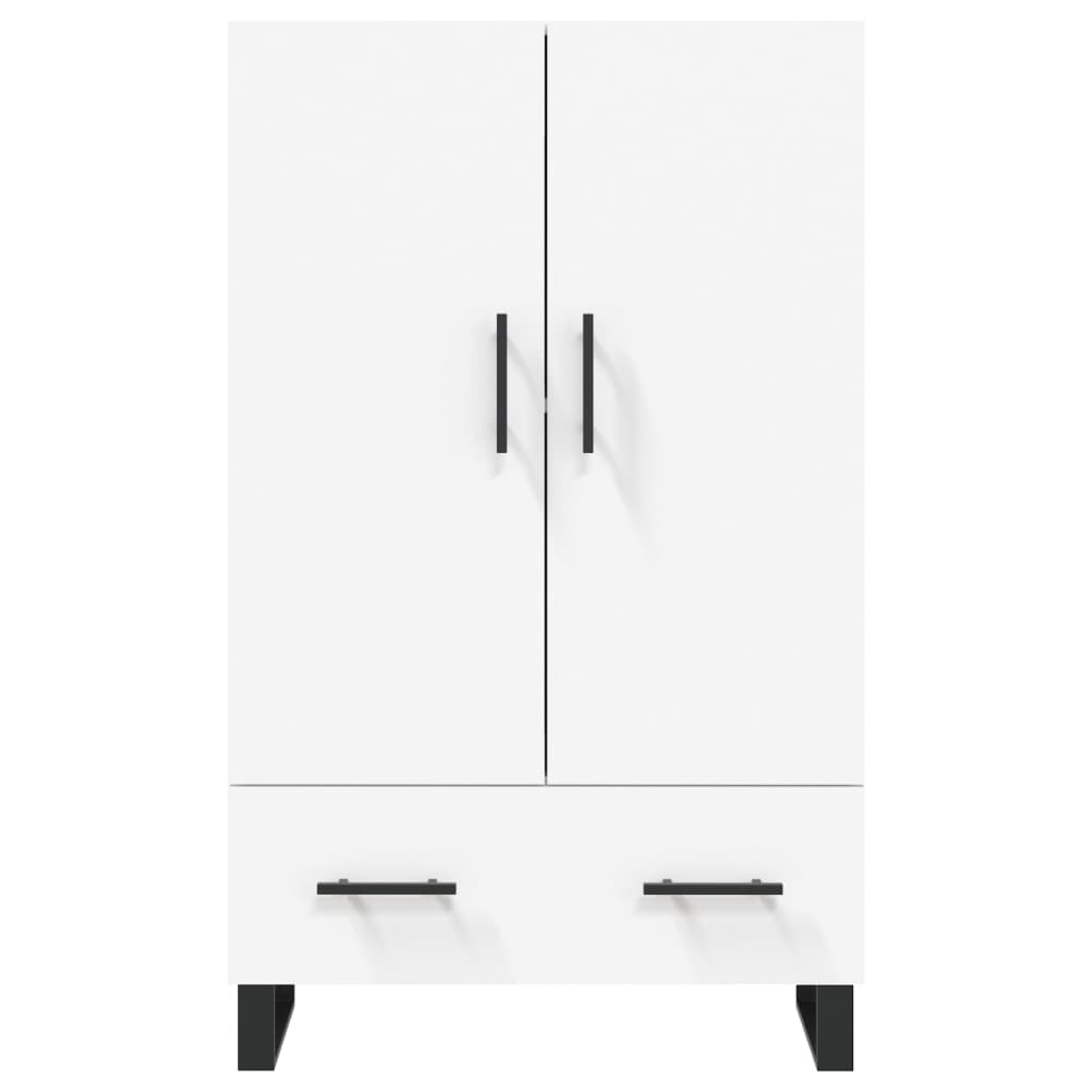 Highboard Weiß 69,5x31x115 cm Holzwerkstoff