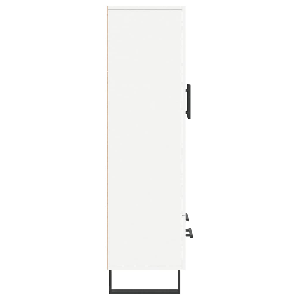 Highboard Weiß 69,5x31x115 cm Holzwerkstoff