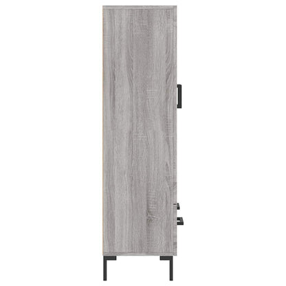Highboard Grau Sonoma 69,5x31x115 cm Holzwerkstoff