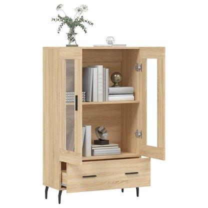 Highboard Sonoma-Eiche 69,5x31x115 cm Holzwerkstoff