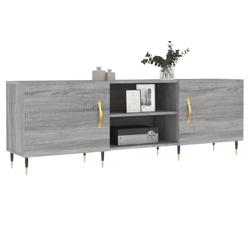 TV-Schrank Grau Sonoma 150x30x50 cm Holzwerkstoff