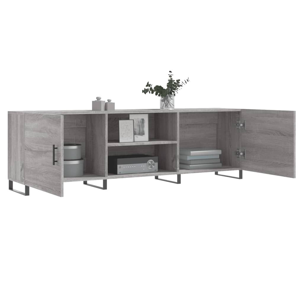 TV-Schrank Grau Sonoma 150x30x50 cm Holzwerkstoff