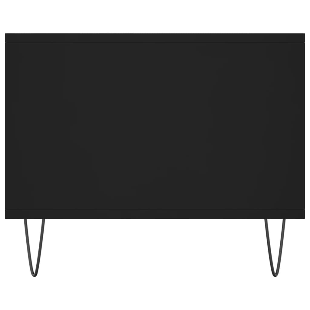 Coffee Table Black 102x50x40 cm Wood Material