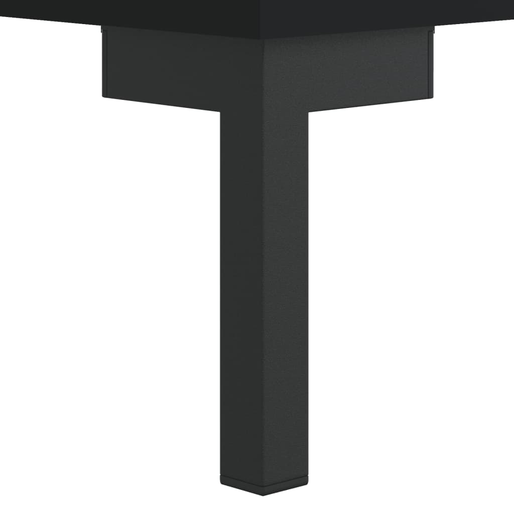 Coffee Table Black 102x50x40 cm Wood Material