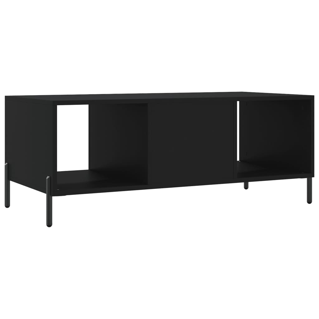 Coffee Table Black 102x50x40 cm Wood Material