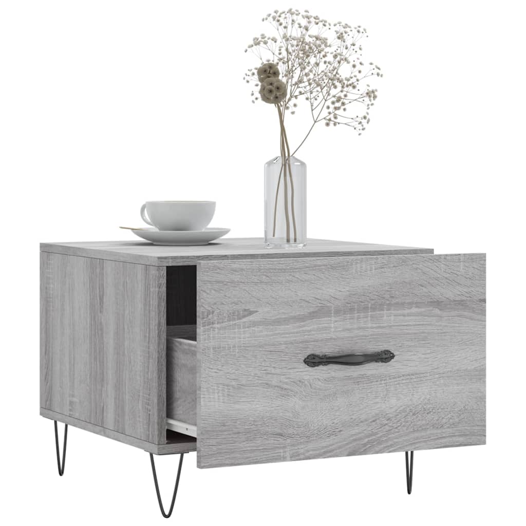 Couchtische 2 Stk. Grau Sonoma 50x50x40 cm Holzwerkstoff