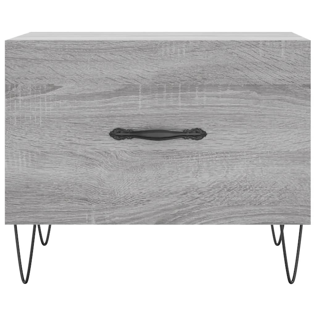 Couchtische 2 Stk. Grau Sonoma 50x50x40 cm Holzwerkstoff