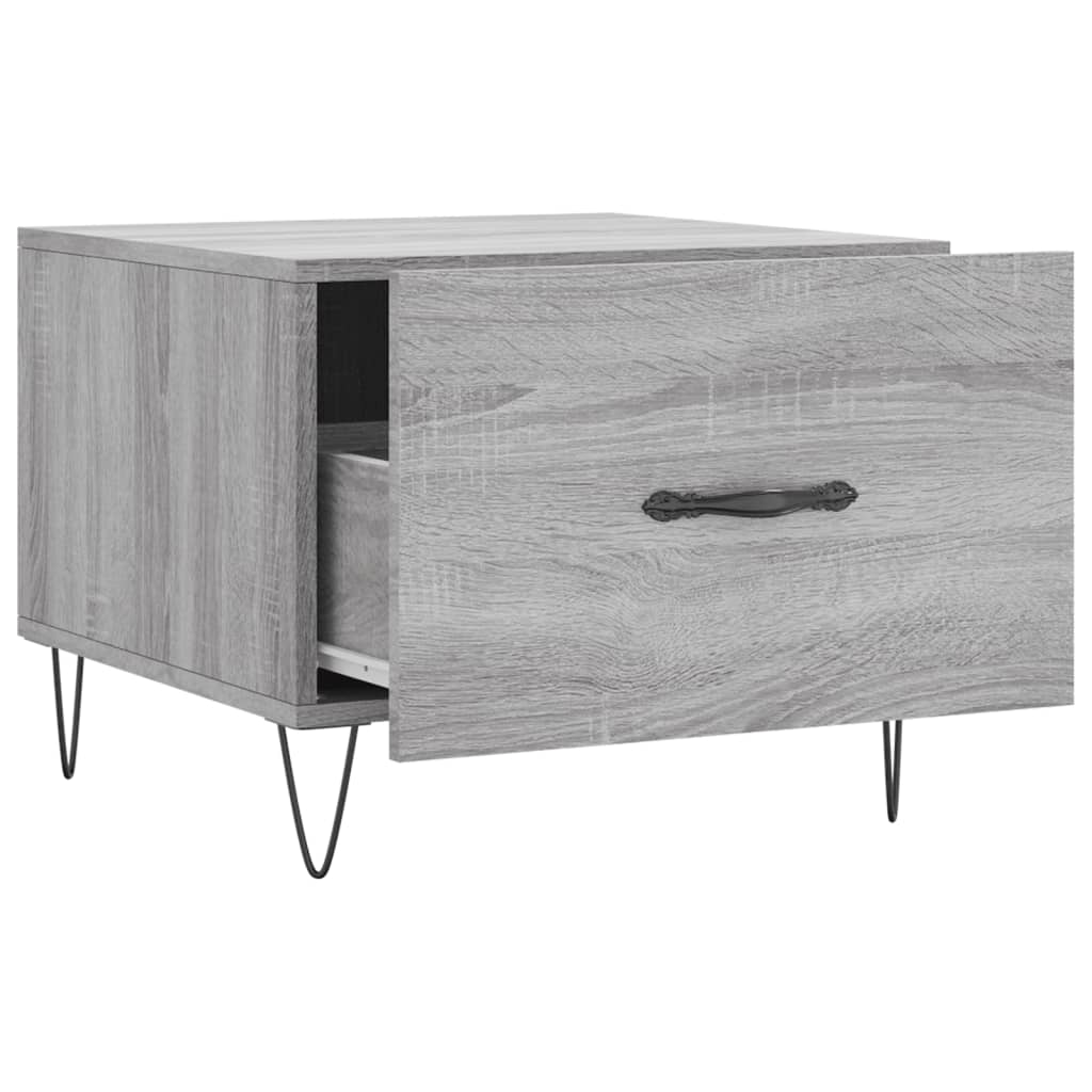 Couchtische 2 Stk. Grau Sonoma 50x50x40 cm Holzwerkstoff