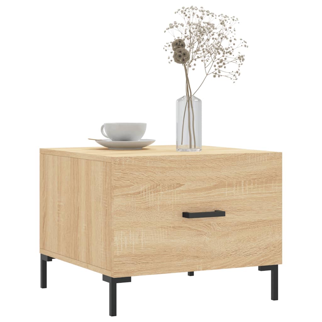 Coffee tables 2 pcs. Sonoma oak 50x50x40 cm wood material