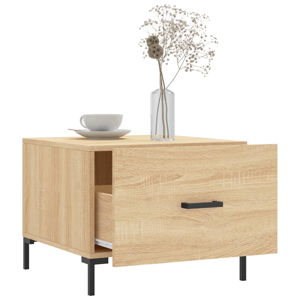 Coffee tables 2 pcs. Sonoma oak 50x50x40 cm wood material