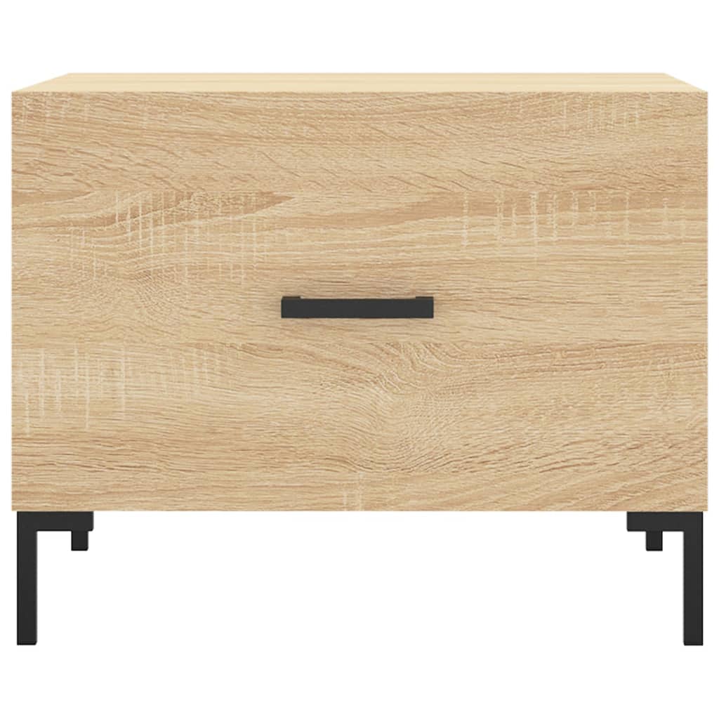 Coffee tables 2 pcs. Sonoma oak 50x50x40 cm wood material
