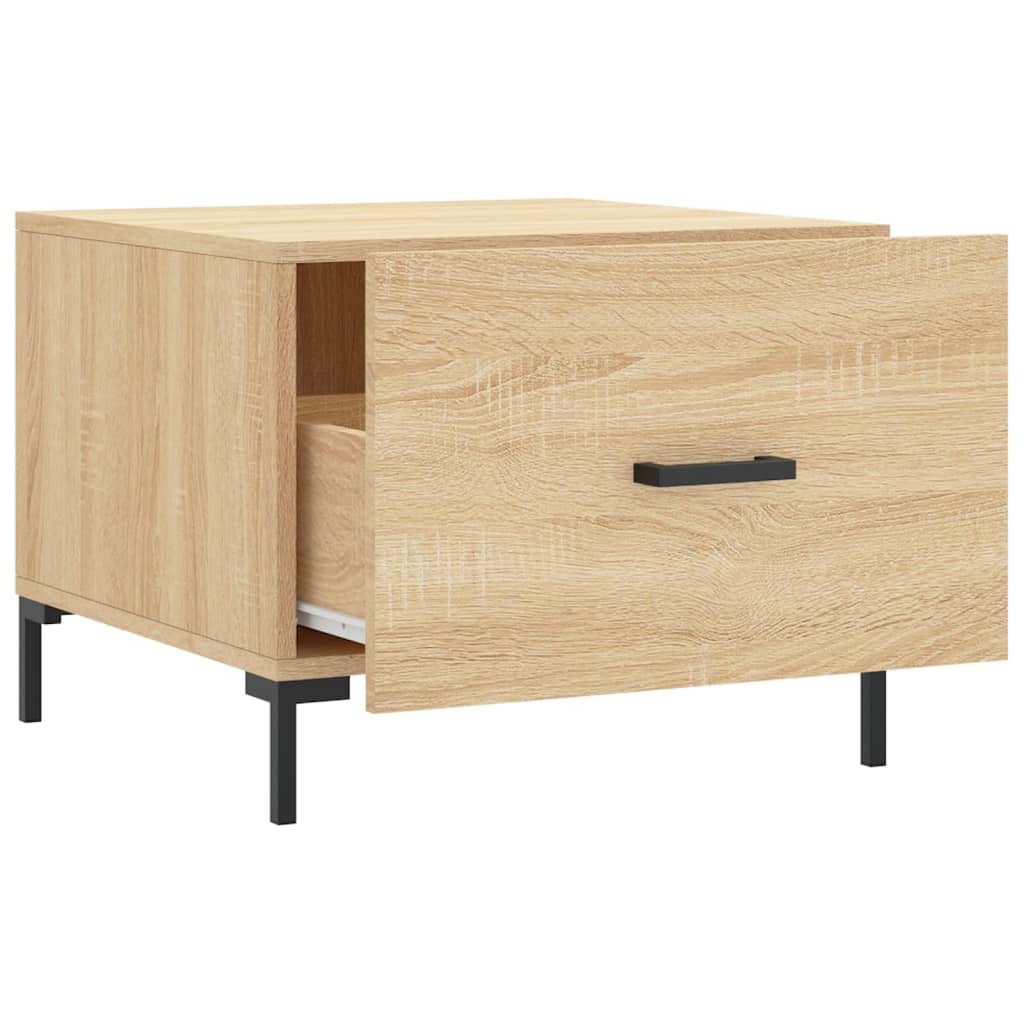 Coffee tables 2 pcs. Sonoma oak 50x50x40 cm wood material