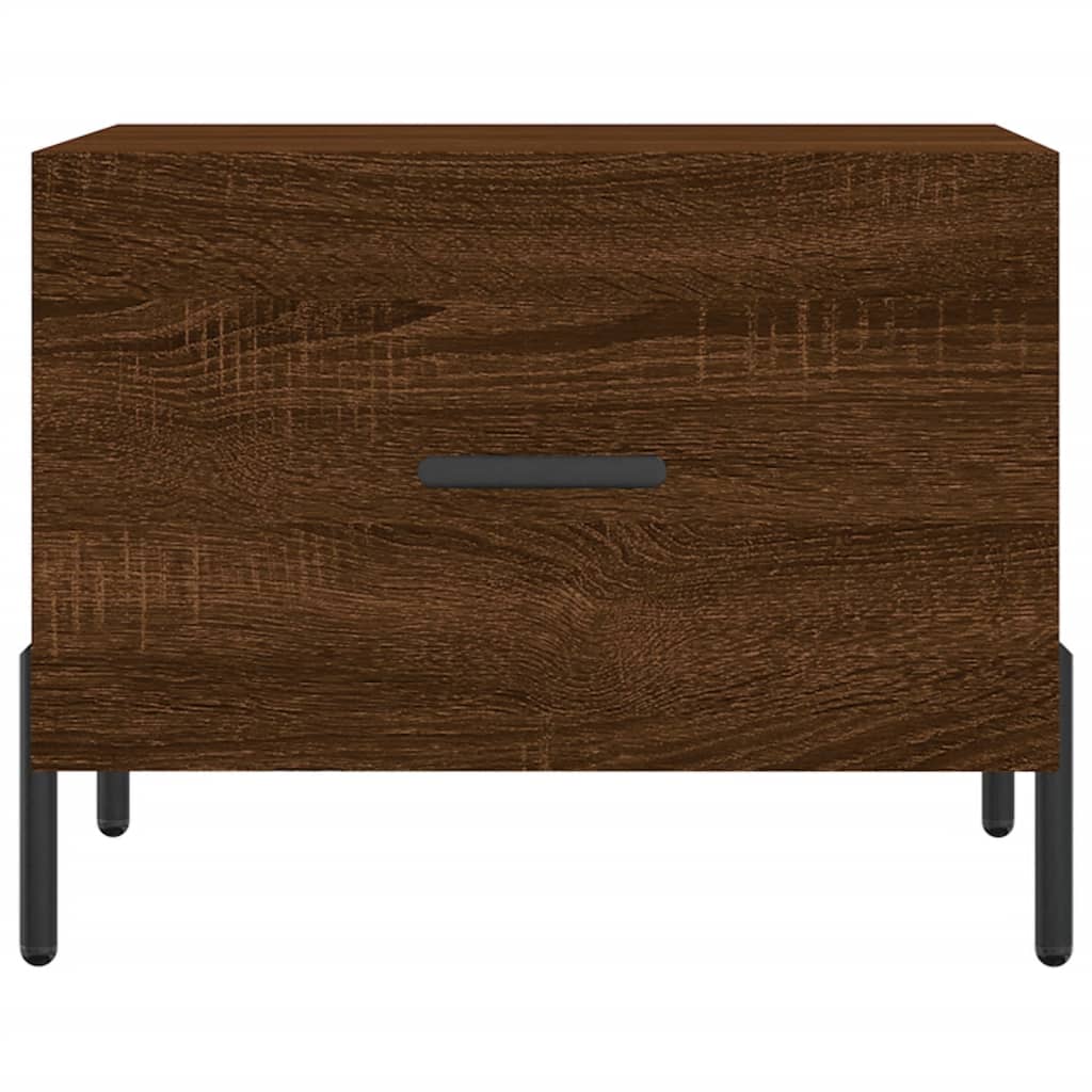 Couchtische 2 Stk. Braun Eichen-Optik 50x50x40 cm Holzwerkstoff