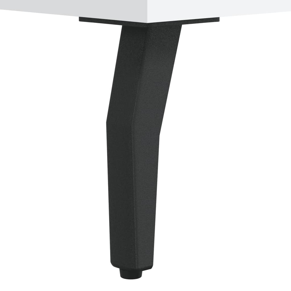 Table basse blanche 50x50x40 cm en bois